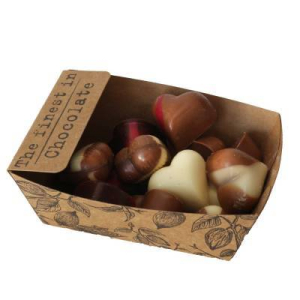 Luxe hartjes chocoladebonbons 